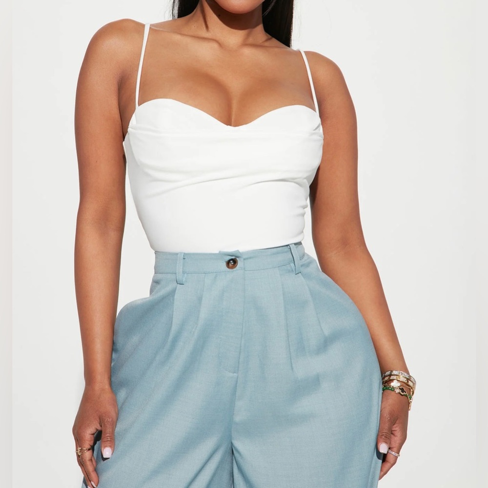 Fashion Nova Stay For Brunch Cami Top - White XS